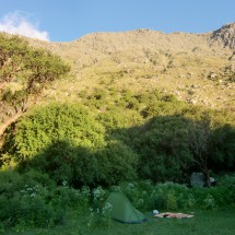 El Hueco, our camp at Cerro Champaqui